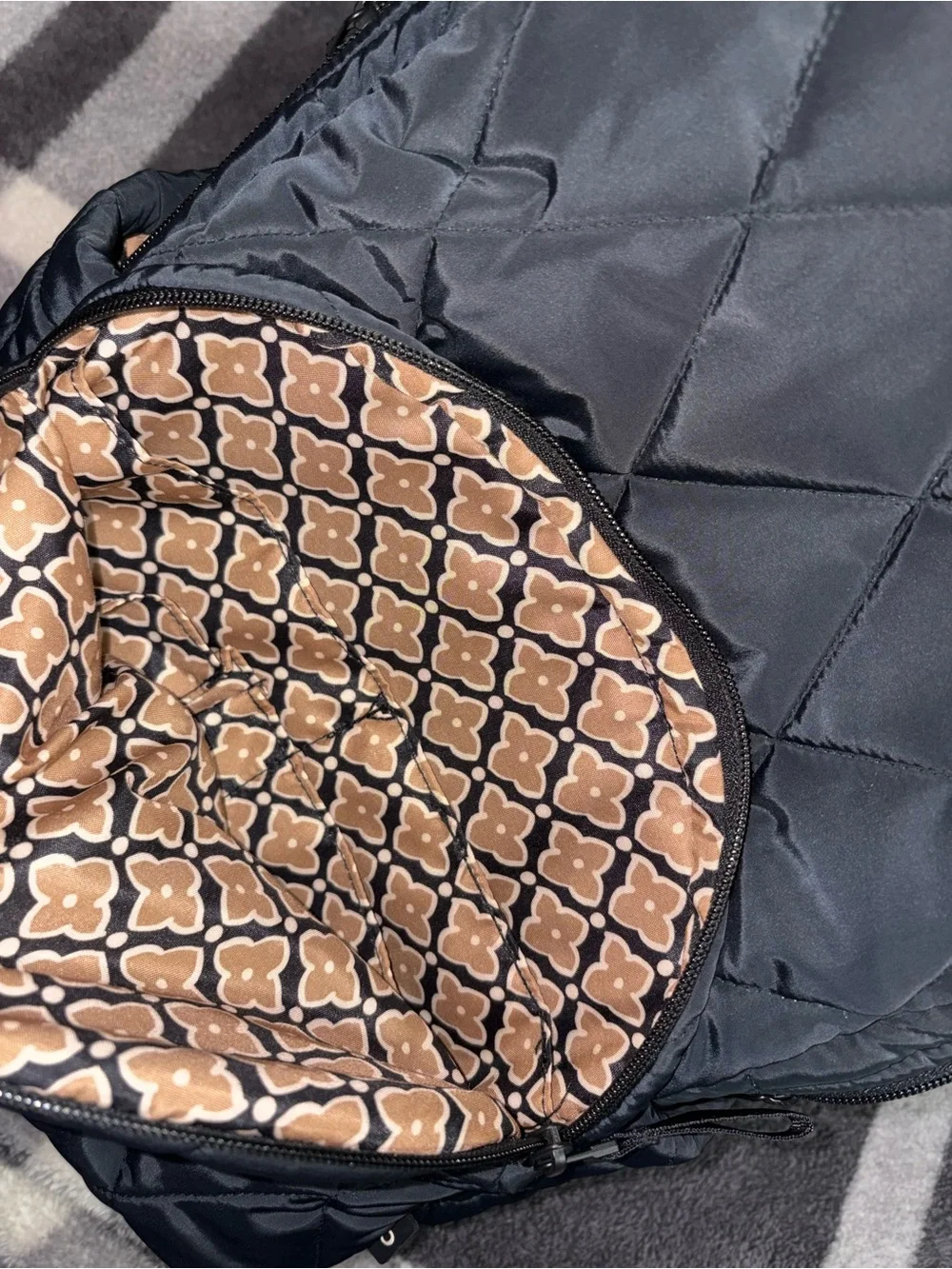 Quilted Vera Bradley Essentials Backpack